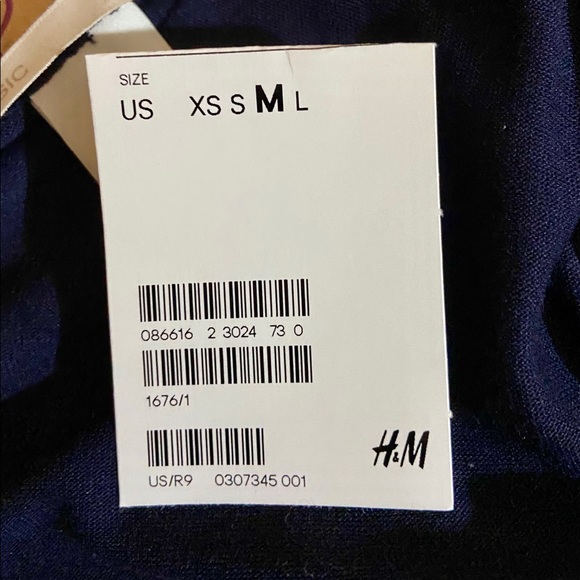 Ladies H&M Navy Dress Size Medium NWT - Picture 5 of 5